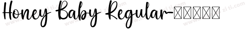Honey Baby Regular字体转换